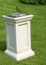 Georgian plinth for a stainless Spot-On sundial