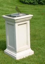 Georgian plinth for a stainless Spot-On sundial