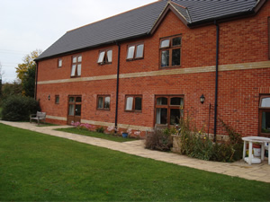 The care home with its sundial